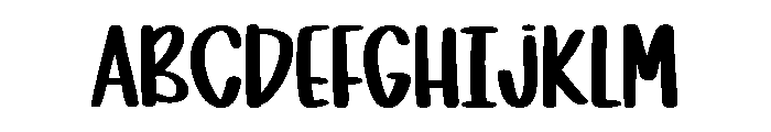Autumn Ink Font UPPERCASE