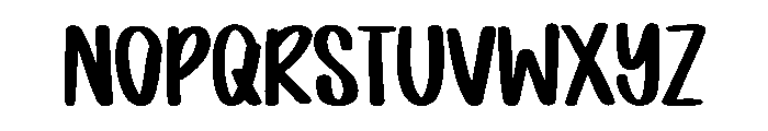 Autumn Ink Font UPPERCASE