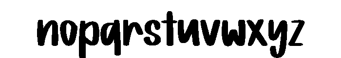 Autumn Ink Font LOWERCASE