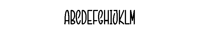 Autumn Keeps Font UPPERCASE