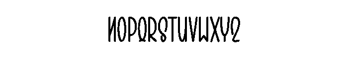 Autumn Keeps Font UPPERCASE
