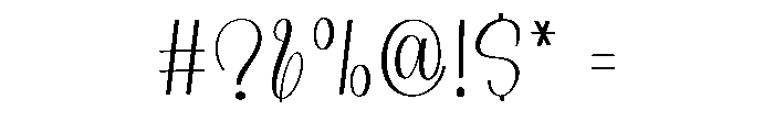 Autumn Lovers Font OTHER CHARS
