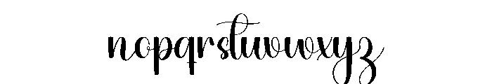 Autumn Lovers Font LOWERCASE