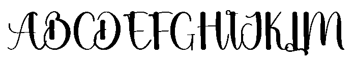 Autumn Magnolia Font UPPERCASE