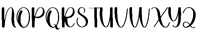 Autumn Magnolia Font UPPERCASE