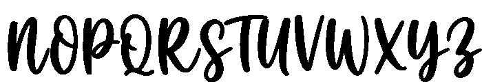 Autumn Moments Regular Font UPPERCASE