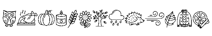 Autumn Parade Font UPPERCASE