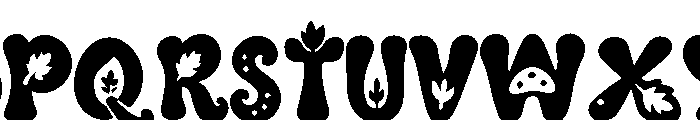 Autumn Reverie Font UPPERCASE