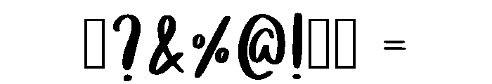 Autumn Scenery Regular Font OTHER CHARS