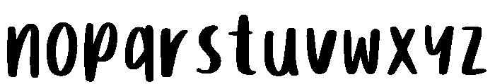 Autumn Scenery Regular Font LOWERCASE