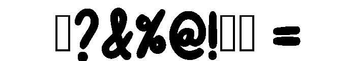 Autumn Season Regular Font OTHER CHARS