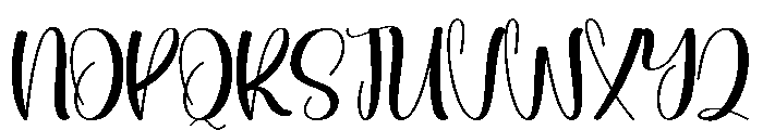 Autumn Valentines Font UPPERCASE