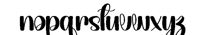 Autumn Valentines Font LOWERCASE