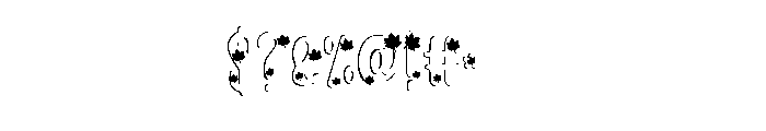 Autumn Whimsy Font 2 Font OTHER CHARS