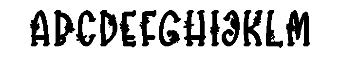 Autumn Whimsy Font UPPERCASE