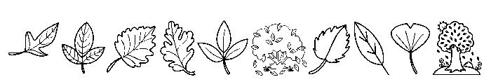 Autumn day Font OTHER CHARS