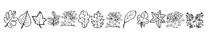 Autumn day Font UPPERCASE