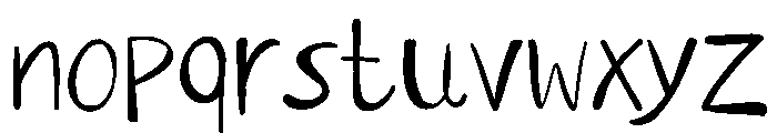 Autumn spice Font LOWERCASE