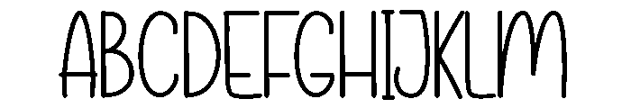 Autumnday Font UPPERCASE