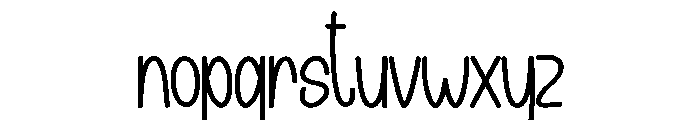 Autumnday Font LOWERCASE
