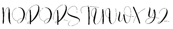 Aututhory Font UPPERCASE