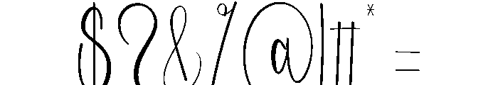 Aututors Font OTHER CHARS