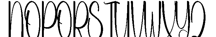 Aututors Font UPPERCASE