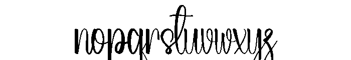 Aututors Font LOWERCASE