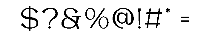 Auvessa Font OTHER CHARS