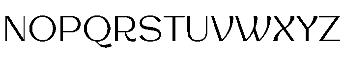 Auvessa Font UPPERCASE