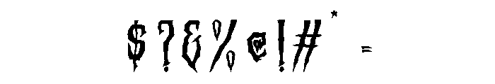 Auxzern-Regular Font OTHER CHARS