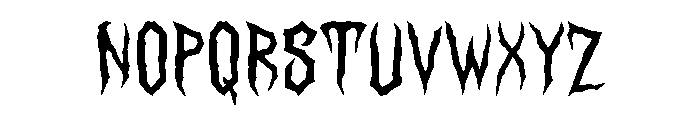 Auxzern-Regular Font UPPERCASE