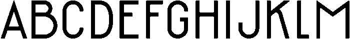 AURORA Regular otf (400) Font UPPERCASE