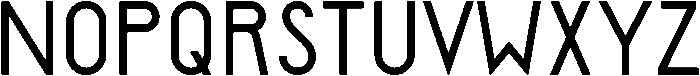 AURORA Regular otf (400) Font UPPERCASE