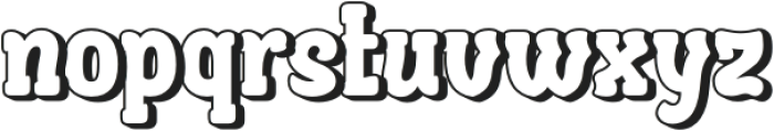 AUSYEIK Shadow otf (400) Font LOWERCASE