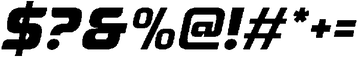 Auberga Italic otf (400) Font OTHER CHARS