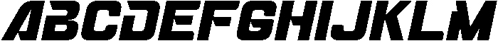 Auberga Italic otf (400) Font UPPERCASE