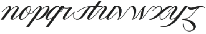 Auckland Script Regular otf (400) Font LOWERCASE