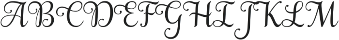 Augdia Italic ttf (400) Font UPPERCASE