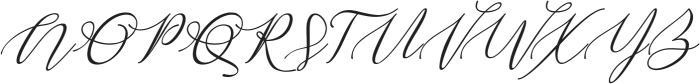 Aughlesia Italic ttf (400) Font UPPERCASE