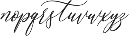 Aughlesia Italic ttf (400) Font LOWERCASE