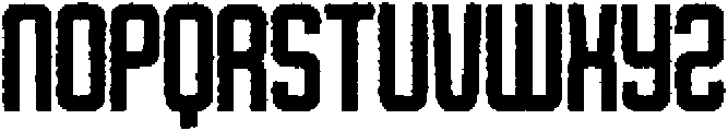 Augment Eroded otf (400) Font LOWERCASE