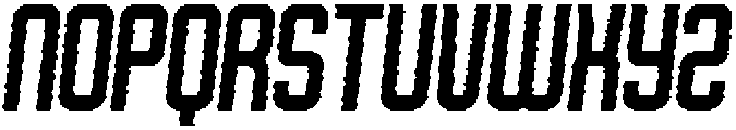 Augment Inline Italic otf (400) Font LOWERCASE