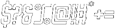 Augment Outline Italic otf (400) Font OTHER CHARS