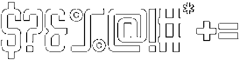 Augment Outline otf (400) Font OTHER CHARS