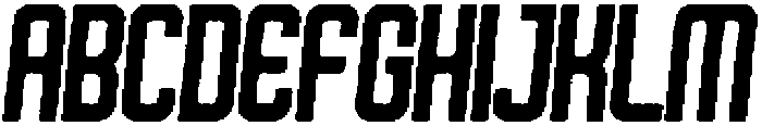 Augment Rough Italic otf (400) Font UPPERCASE