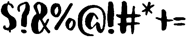 August Boy otf (400) Font OTHER CHARS