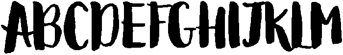 August Boy otf (400) Font UPPERCASE