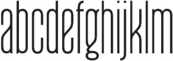 August Light otf (300) Font LOWERCASE