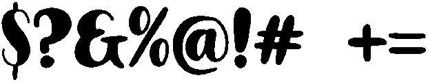 August Regular otf (400) Font OTHER CHARS